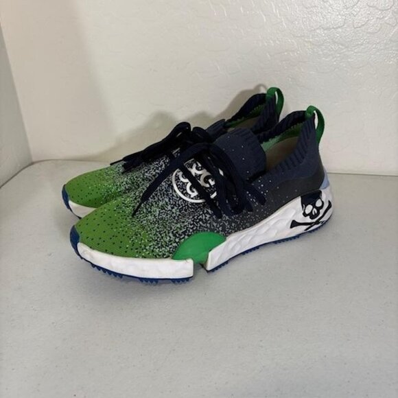 G/FORE MG4.1 Golf Shoes Mens 11 Spikeless Fore Play Skull G4MS20EF24 Green Blue - Picture 1 of 7